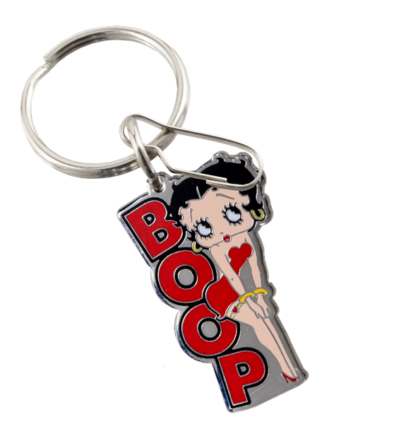 Betty Boop Posing Enamel Key Chain