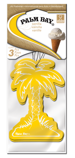 PlastiColor Palm Bay Air Freshener Vanilla Scent