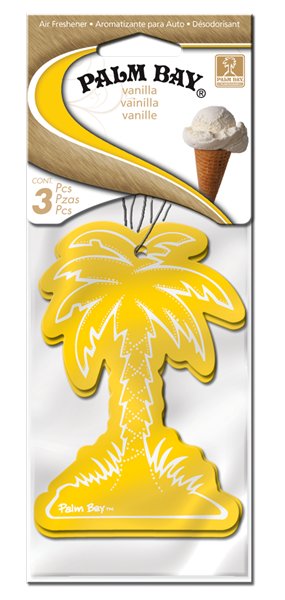 PlastiColor Palm Bay Air Freshener Vanilla Scent