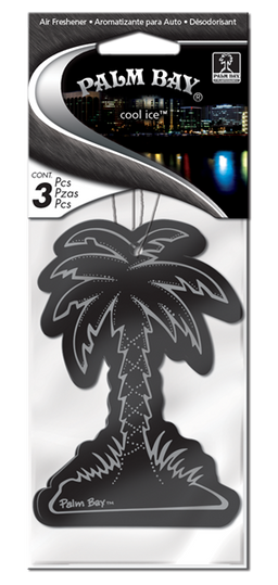 PlastiColor Palm Bay Air Freshener Cool Ice Scent