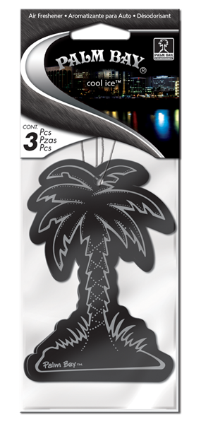 PlastiColor Palm Bay Air Freshener Cool Ice Scent