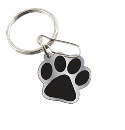 PlastiColor Dog Paw Key Chain