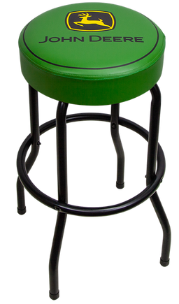 John Deere Matte Green/Black Garage Stool