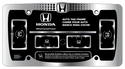 Honda Reversible Logo Chrome Frame