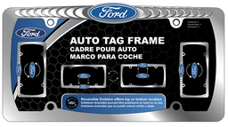 Ford Reversible Logo Chrome Frame