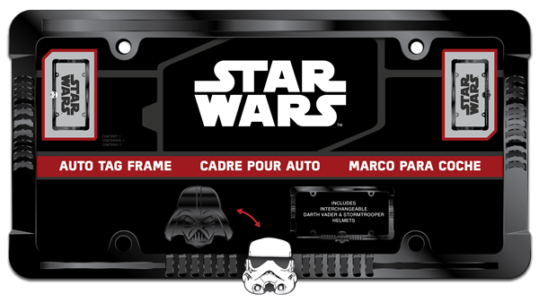 Star Wars Darth Vader and Stormtrooper 2-n-1 Chrome Frame