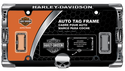 Harley-Davidson Badge and Skull 2-n-1 Chrome Frame