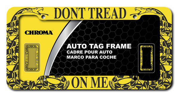 Don't Tread On Me Plastic Frame