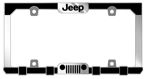 Jeep Grill & Bumper Chrome Frame