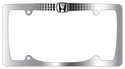 Honda Reversible Logo Chrome Frame