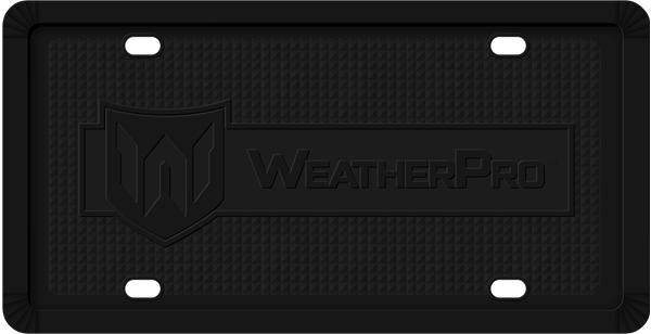 WeatherPro Black Silicone Frame