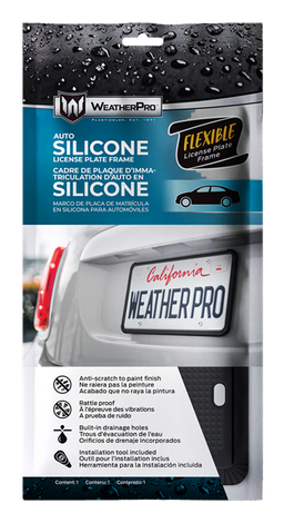 WeatherPro Black Silicone Frame