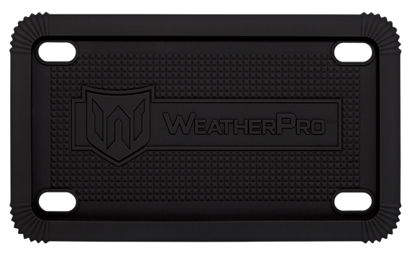 WeatherPro Motorcycle Black Silicone Frame