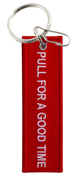 PlastiColor Pull For A Good Time Embroidered Strap Key Chain