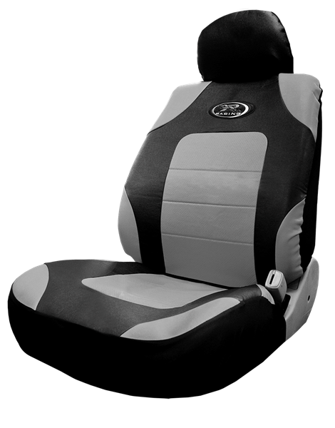 R Racing Gray Sport Low Back Seat Cover