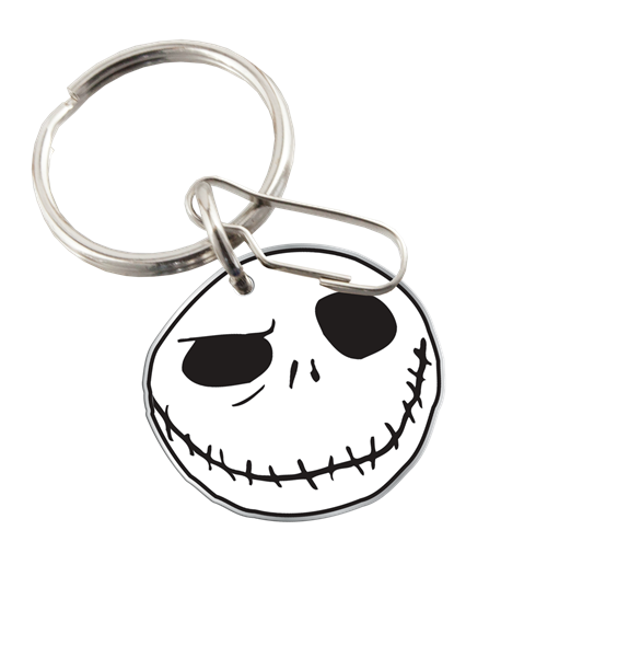 Disney Nightmare Before Christmas Jack Face Enamel Key Chain