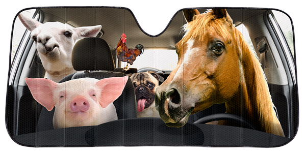 WeatherPro Animal Farm Accordion Sunshade