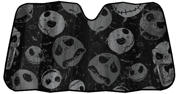 Disney Nightmare Before Christmas Faces Accordion Sunshade