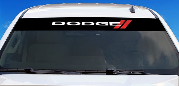 Dodge// Sunscreen Decal