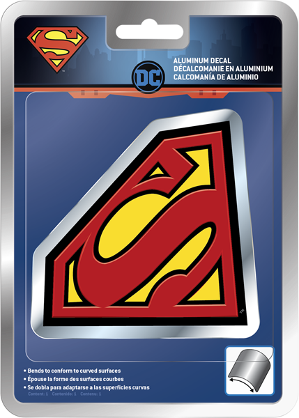 Warner Bros. DC Superman Aluminum Decal