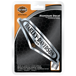 Harley-Davidson V-Tank Aluminum Decal