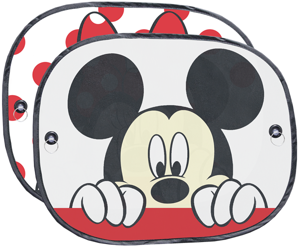 Disney Mickey & Minnie Mouse Peek-A-Boo 2 Piece Side Window Mesh Sunshade