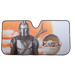 Star Wars The Mandalorian The Child Mando and Grogu Accordion Sunshade