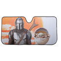 Star Wars The Mandalorian The Child Mando and Grogu Accordion Sunshade