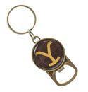 Yellowstone Logo Bronze Finish Bottle Opener Key Chain