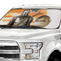 Star Wars The Mandalorian The Child Mando and Grogu Accordion Sunshade