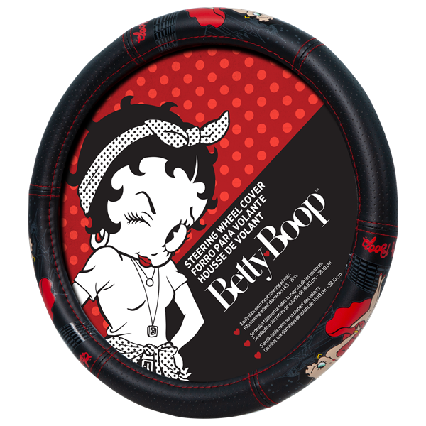 Betty Boop Skyline Steering Wheel Cover