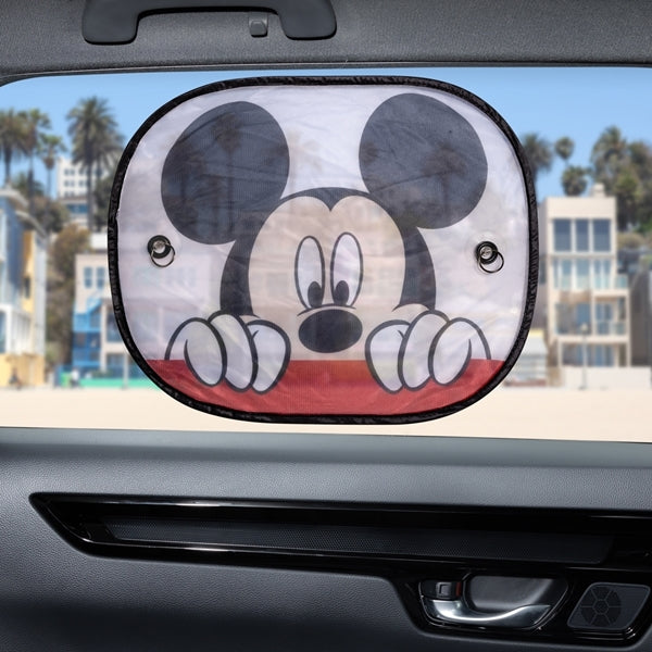 Disney Mickey & Minnie Mouse Peek-A-Boo 2 Piece Side Window Mesh Sunshade