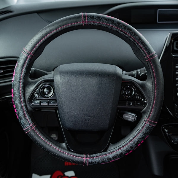 Hello Kitty Collage Steering Wheel Cover