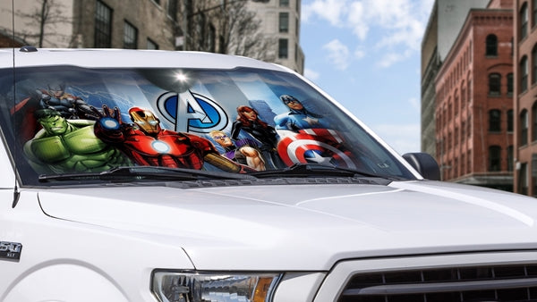 Marvel Avengers Accordion Sunshade