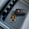 Yellowstone Logo Bronze Finish Bottle Opener Key Chain