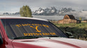 Yellowstone Dutton Ranch Black Matte Accordion Sunshade