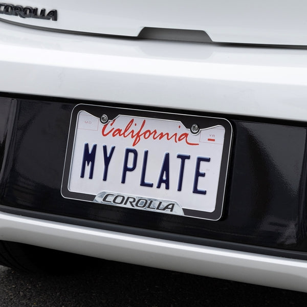 Toyota Corolla Black/Chrome Frame