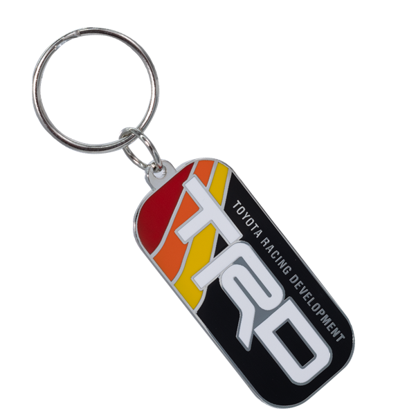 Toyota TRD Stripes Enamel Key Chain