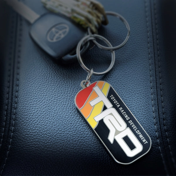 Toyota TRD Stripes Enamel Key Chain