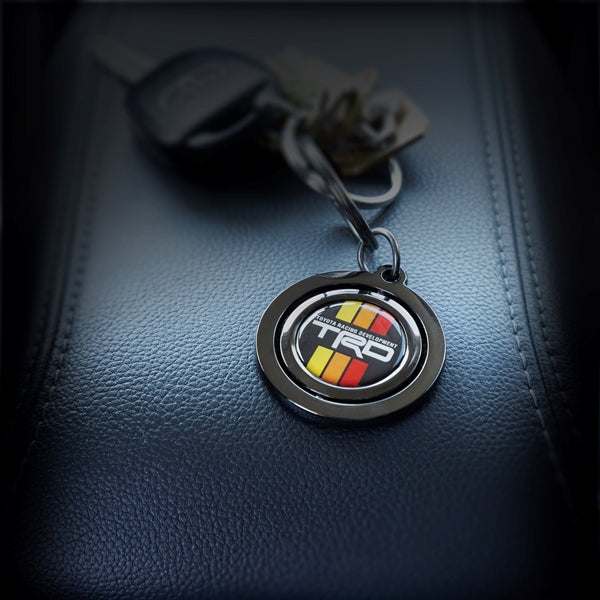 Toyota TRD Stripes Spinner Key Chain
