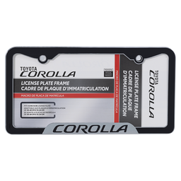 Toyota Corolla Black/Chrome Frame