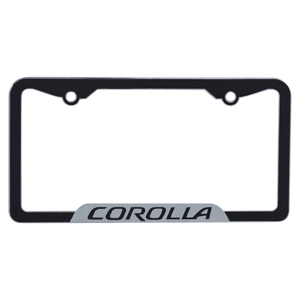 Toyota Corolla Black/Chrome Frame