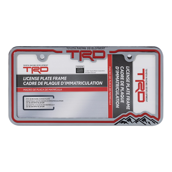 Toyota TRD Mountain Chrome Frame