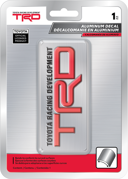 Toyota TRD Aluminum Decal