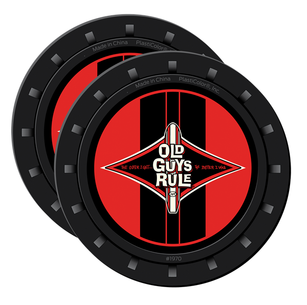 Old Guys Rule Cup Holder Coasters