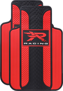 R Racing Red Velocity Floor Mats