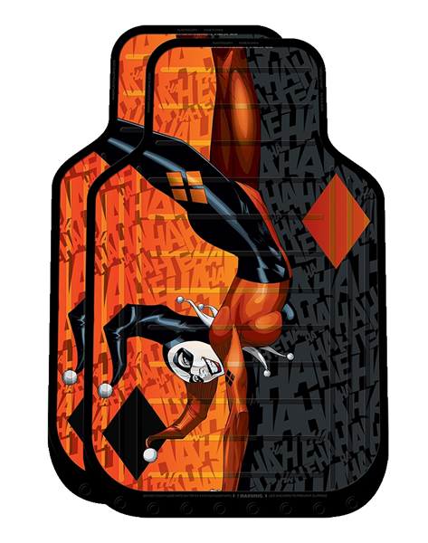 Warner Bros. DC Harley Quinn Plasticlear Floor Mats