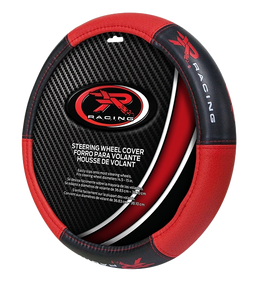 R Racing Red Sport Steering Wheel Cover