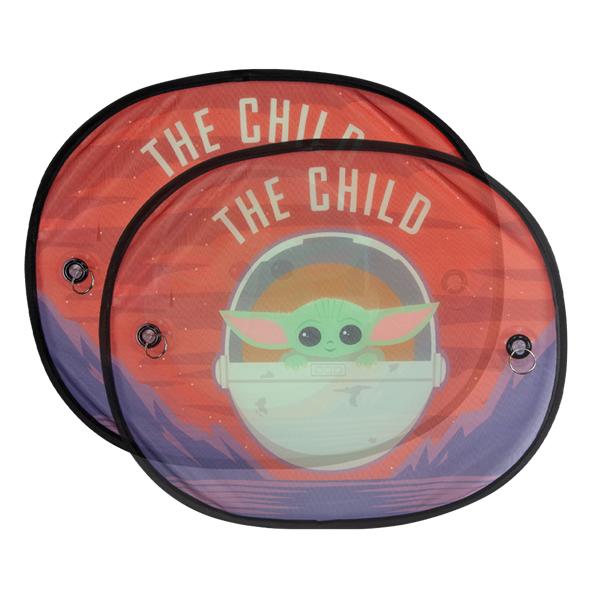 Star Wars The Mandalorian The Child 2 Piece Side Window Mesh Sunshade