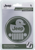 Jeep Ducked Aluminum Decal